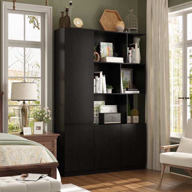 70.9" H x 47.2" W Standard Bookcase