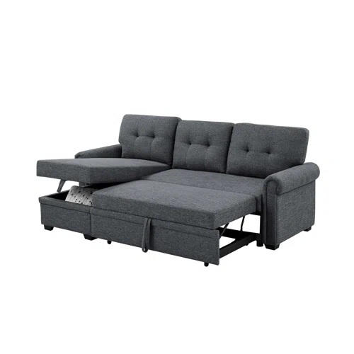 Barrientez 85" Square Arm Sofa Bed (incomplete)