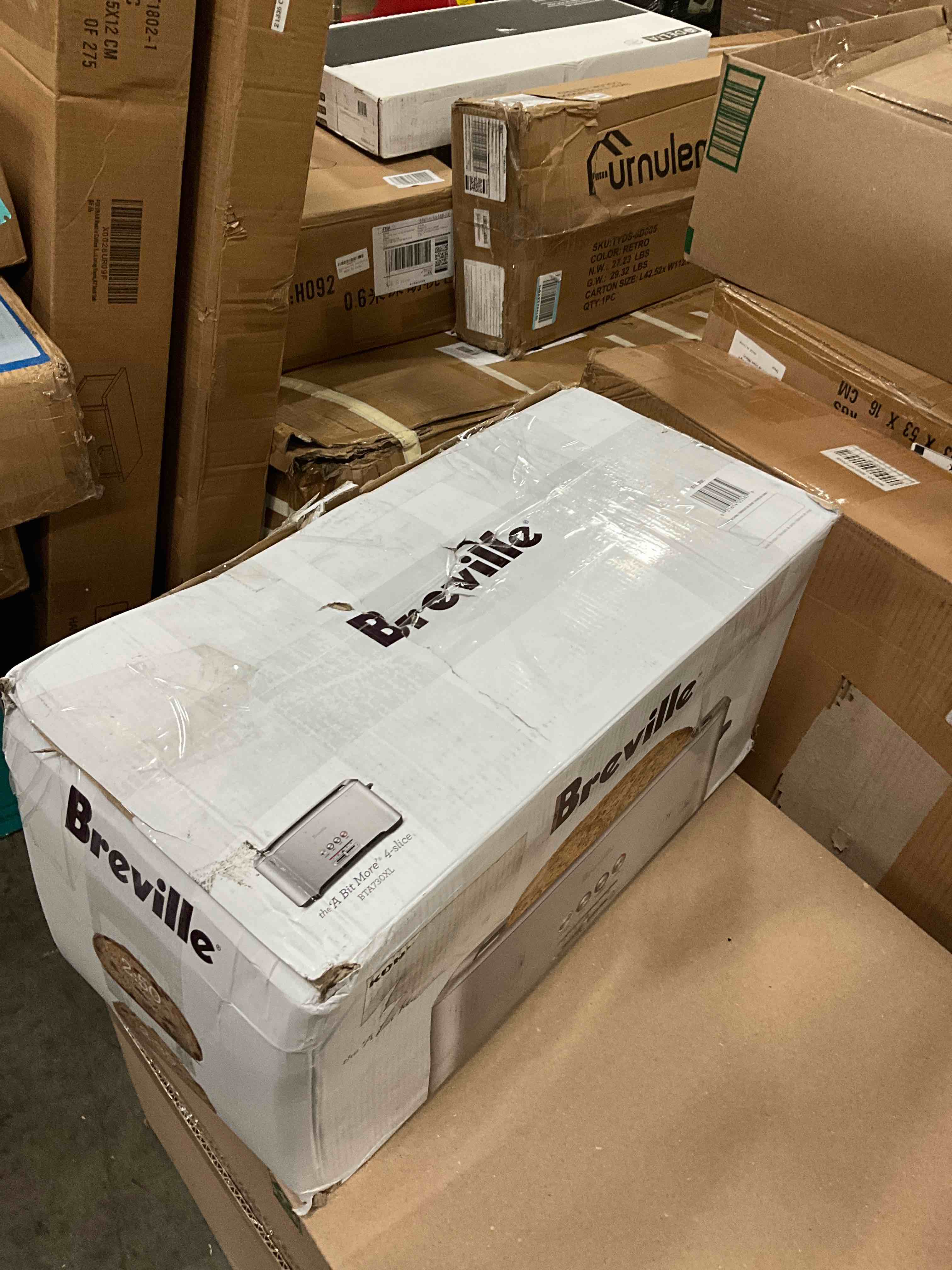 Breville Bit More Toaster 4 Slice BTA730XL, Brushed Stainless Steel