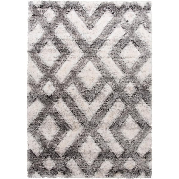 Bazaar Katana Beige/Gray 7 ft. x 10 in Geometric Area Rug