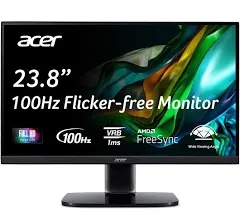 Acer EK241Y Ebi 23.8 LCD Monitor, Black (UM. QE1AA. E01) | Quill