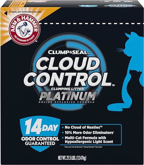 ARM & HAMMER Cloud Control Platinum Clumping Cat Litter 37LB
