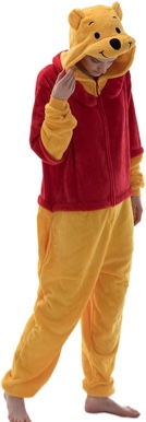 Fitted Unisex Adult Pijama  Winnie The Pooh 5 T