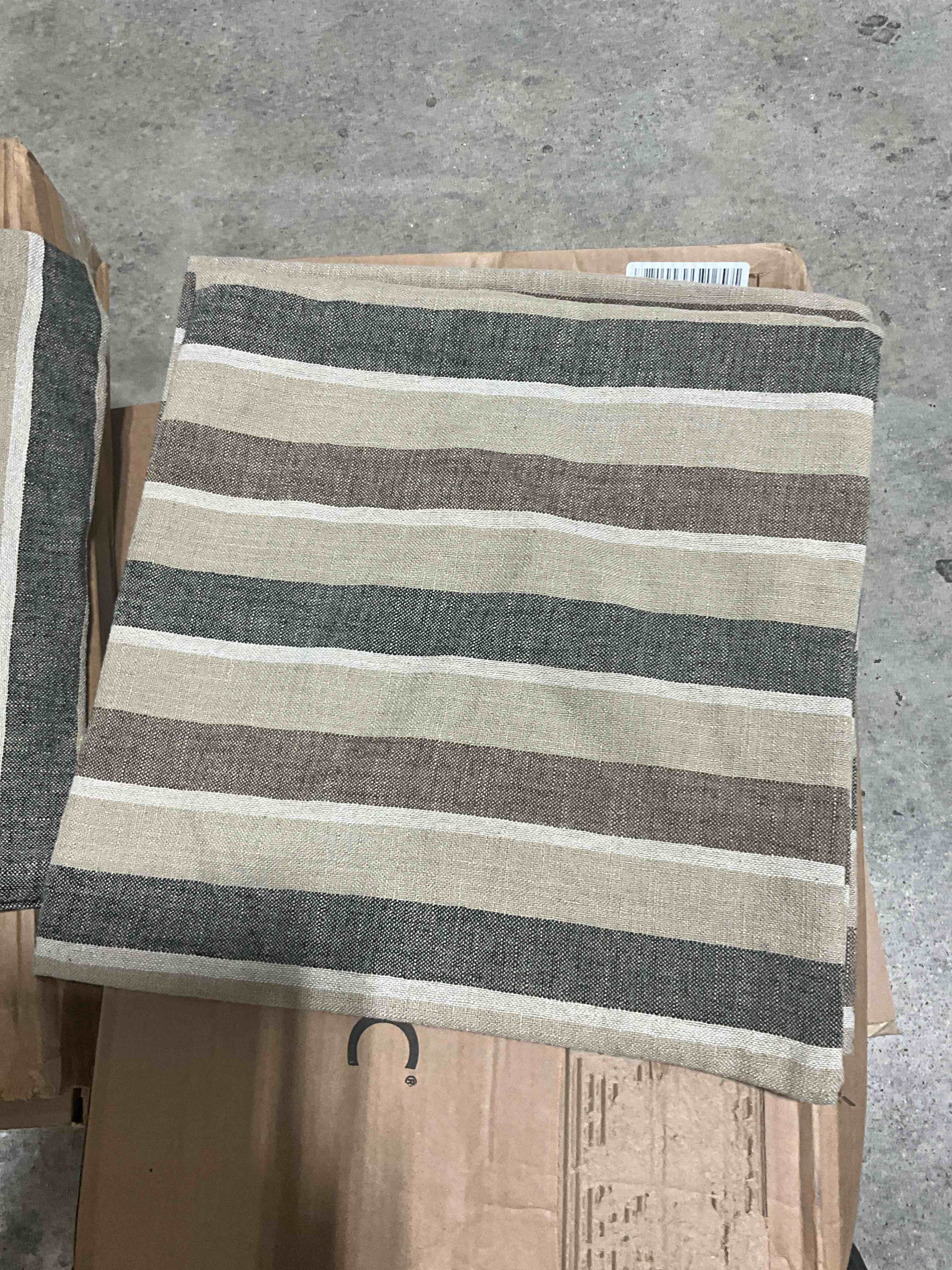 18” Throw Pillow Cover Set of 3 Brown Black And Beige