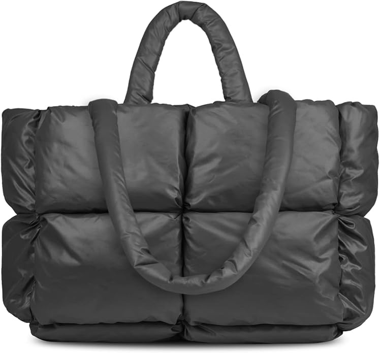 SADDROP Handbags for women,handbags,Large Puffer Tote Bag, Hobo bags for women, Trendy tote bag