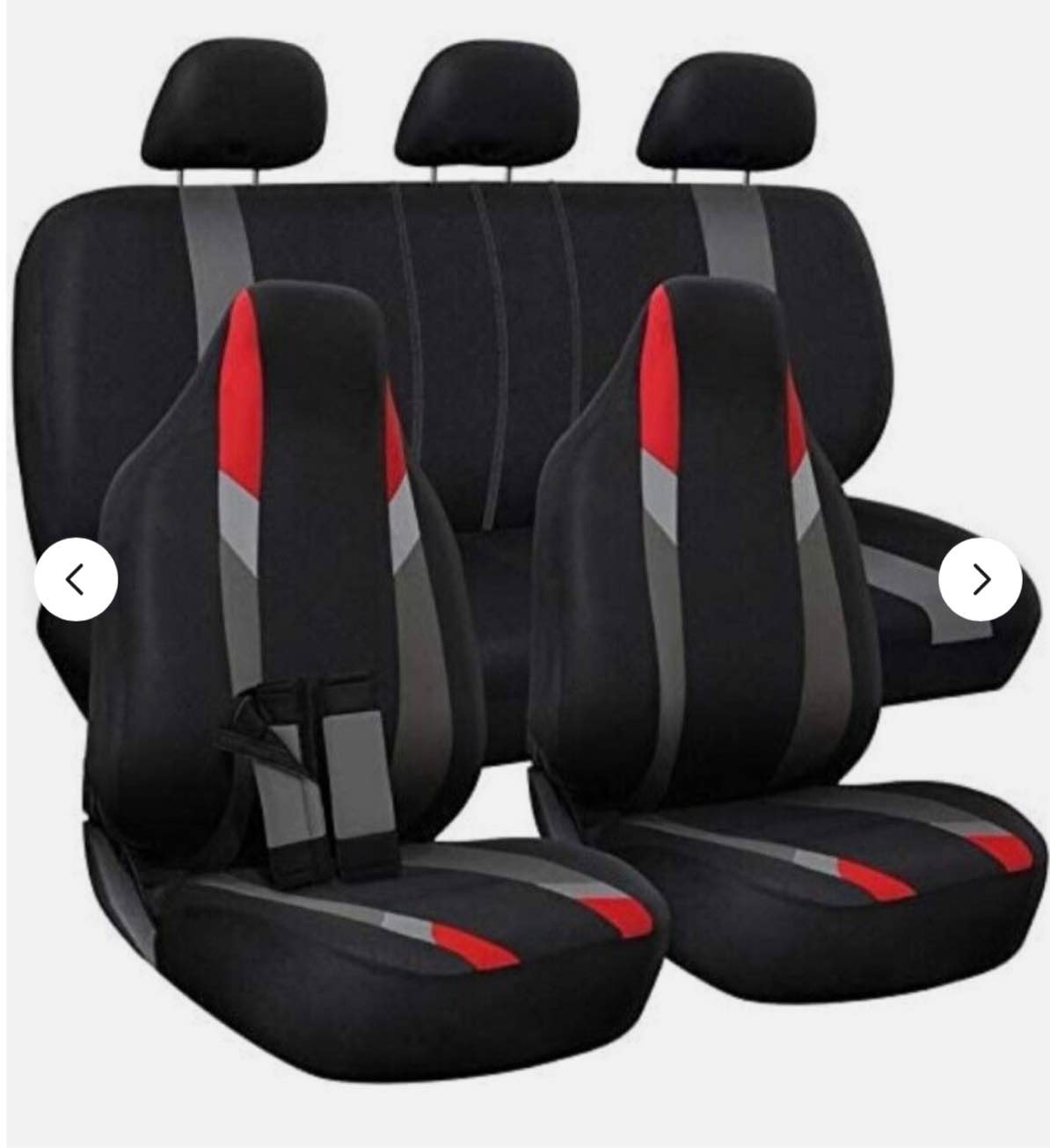 Car Seat Cover Complete Set for Car Truck SUV Van - Flat