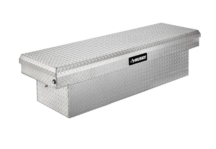 71.36 in. Diamond Plate Aluminum Full Size Crossbed Truck Tool Box