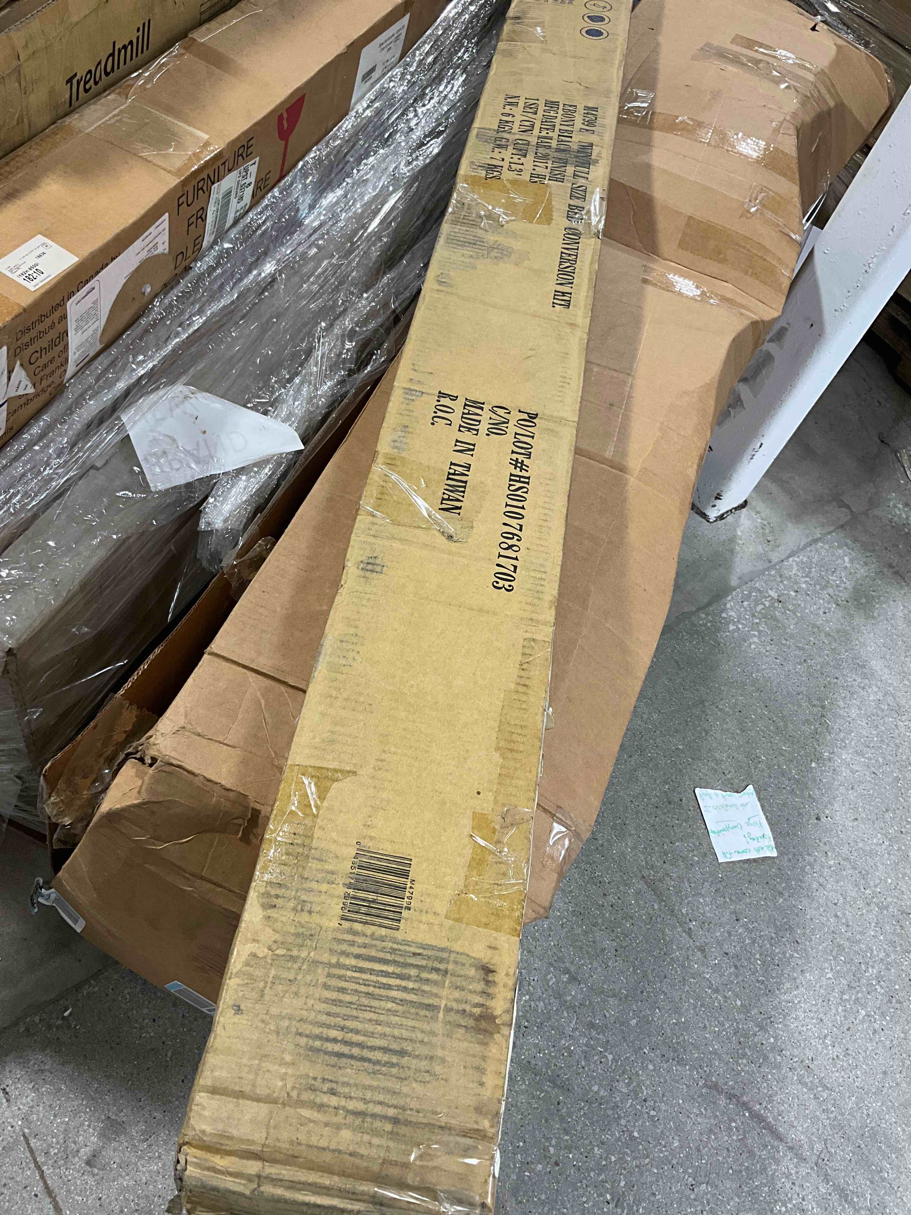 DaVinci Twin/Full Size Bed Conversion Kit (M4799) in Ebony