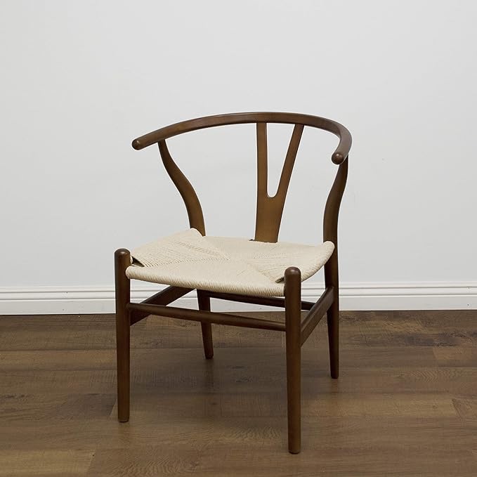 Wishbone 2-Pack Accent Chair, Walnut