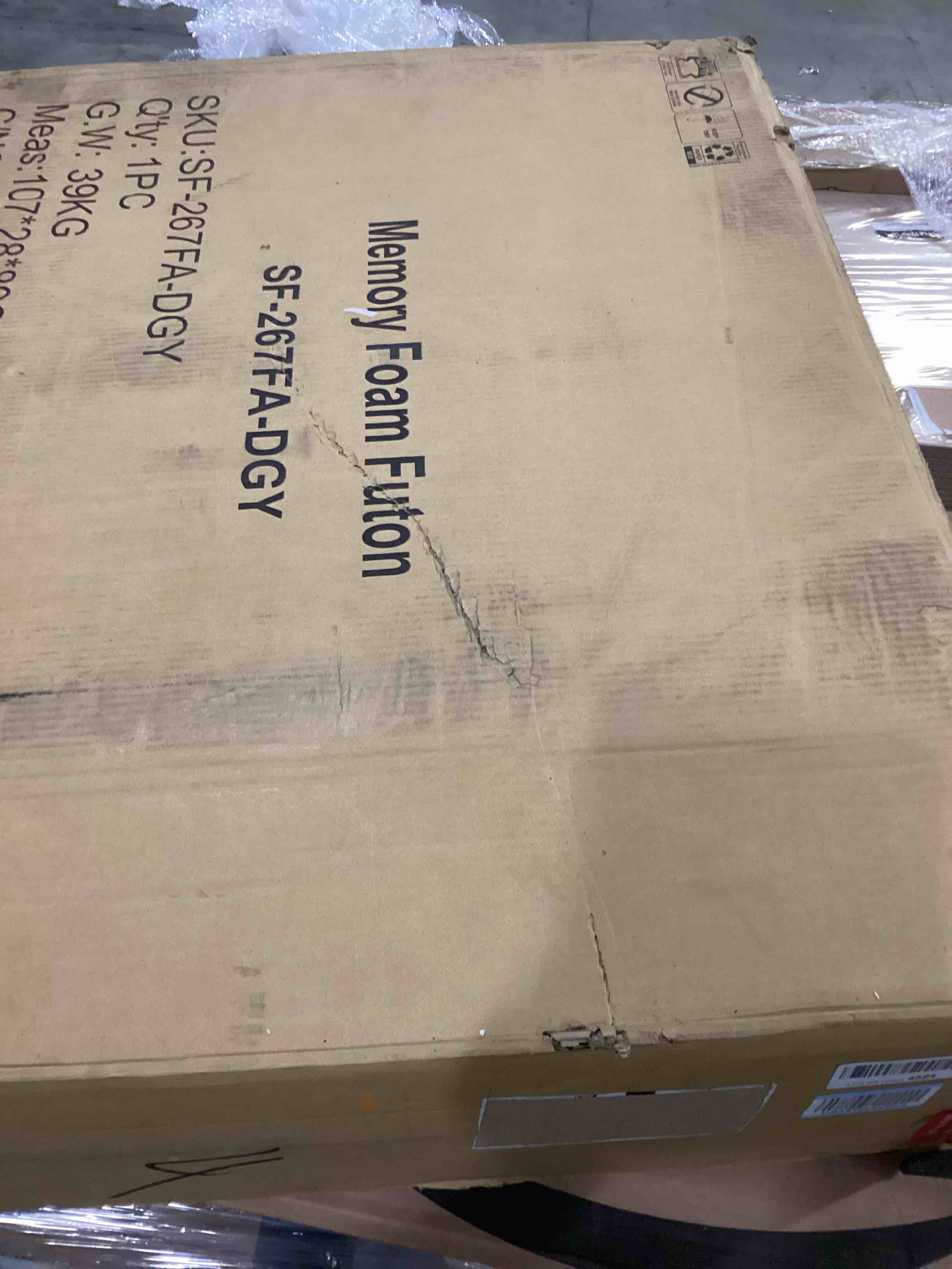 Futon Sofa Bed,Convertible Folding Futon Couch Breathable Small Couch for Compact Living