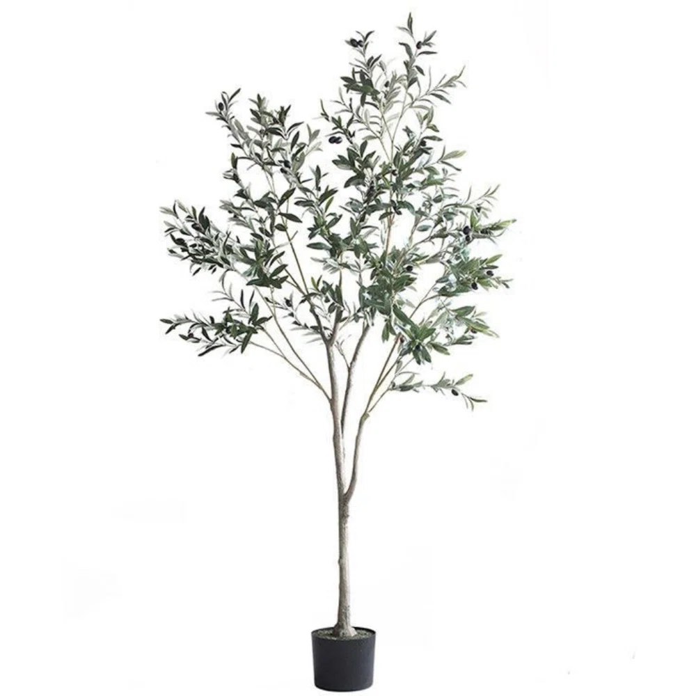 6" Artificial Olive Tree Tree in Pot