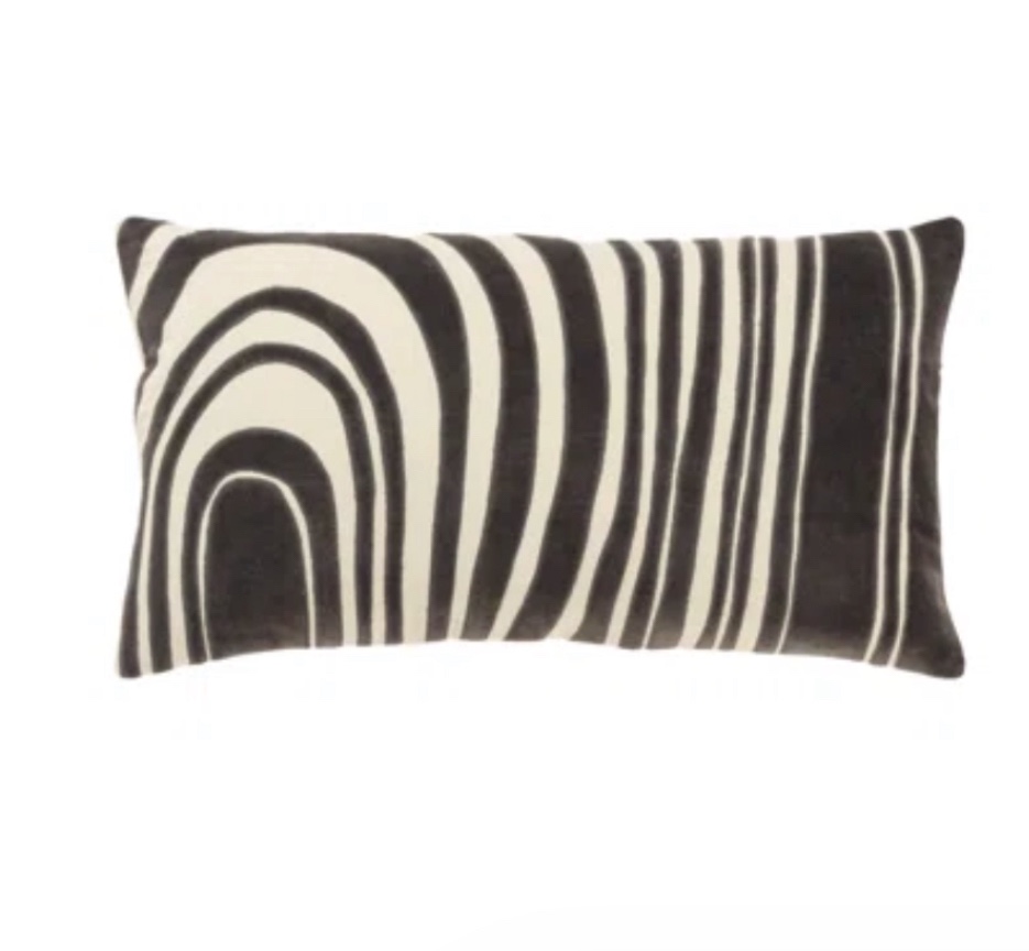 Hatton 100% Cotton Lumbar Rectangular Pillow Cover & Insert