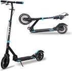 Aero A230 Adult Kick Scooter for Teens 12 or 14 Years and up, Adults Scooters with Disc Brake, Rubber Mat, Double Shock Absorption, ABEC-7 Bearing, Max 250 lbs, Foldable and Height Adjustable