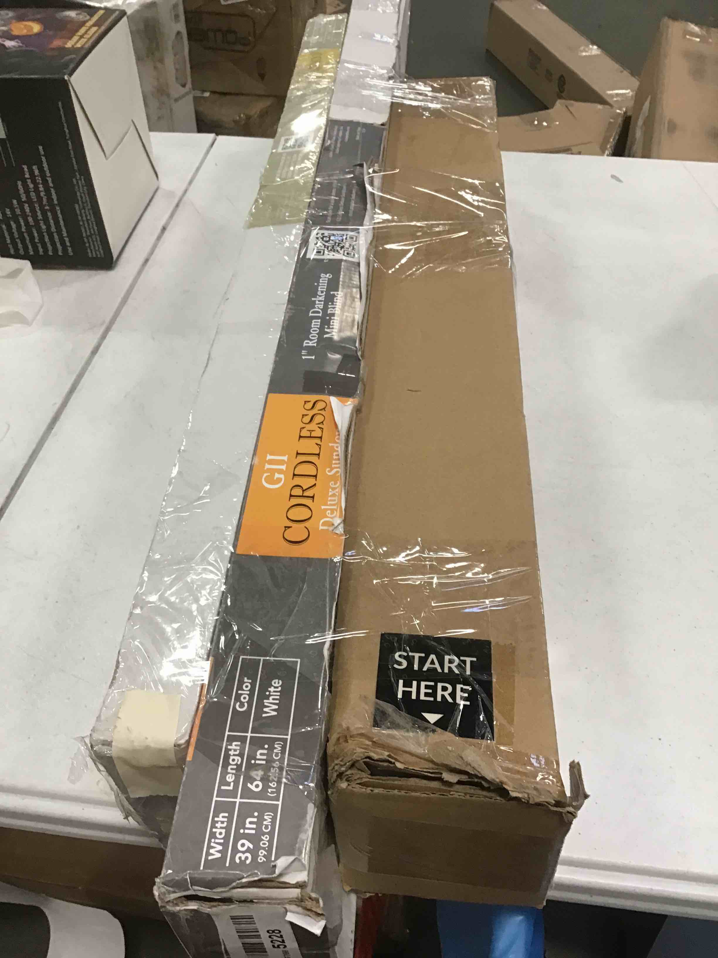 Assortment of Miscellaneous products (May Include cordless shade, curtain rods, retractable baby gate, Led universal linear lamp and more or other use)