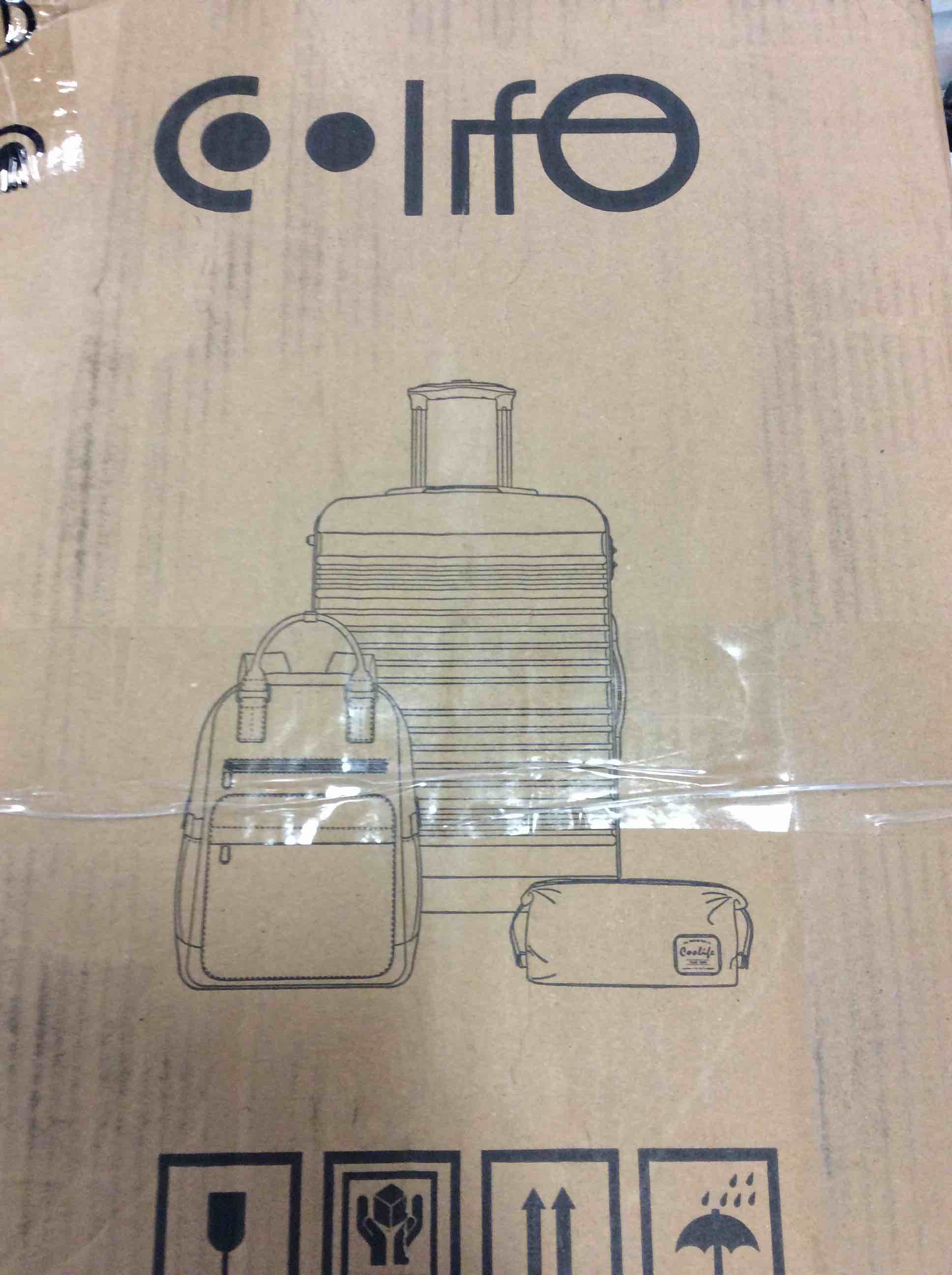 Coolife Luggage Set 3 Piece 
