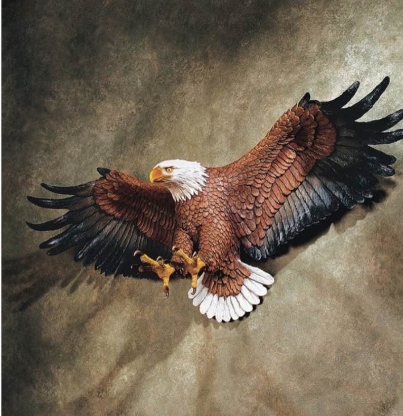Freedom's Pride American Eagle Wall Sculpture