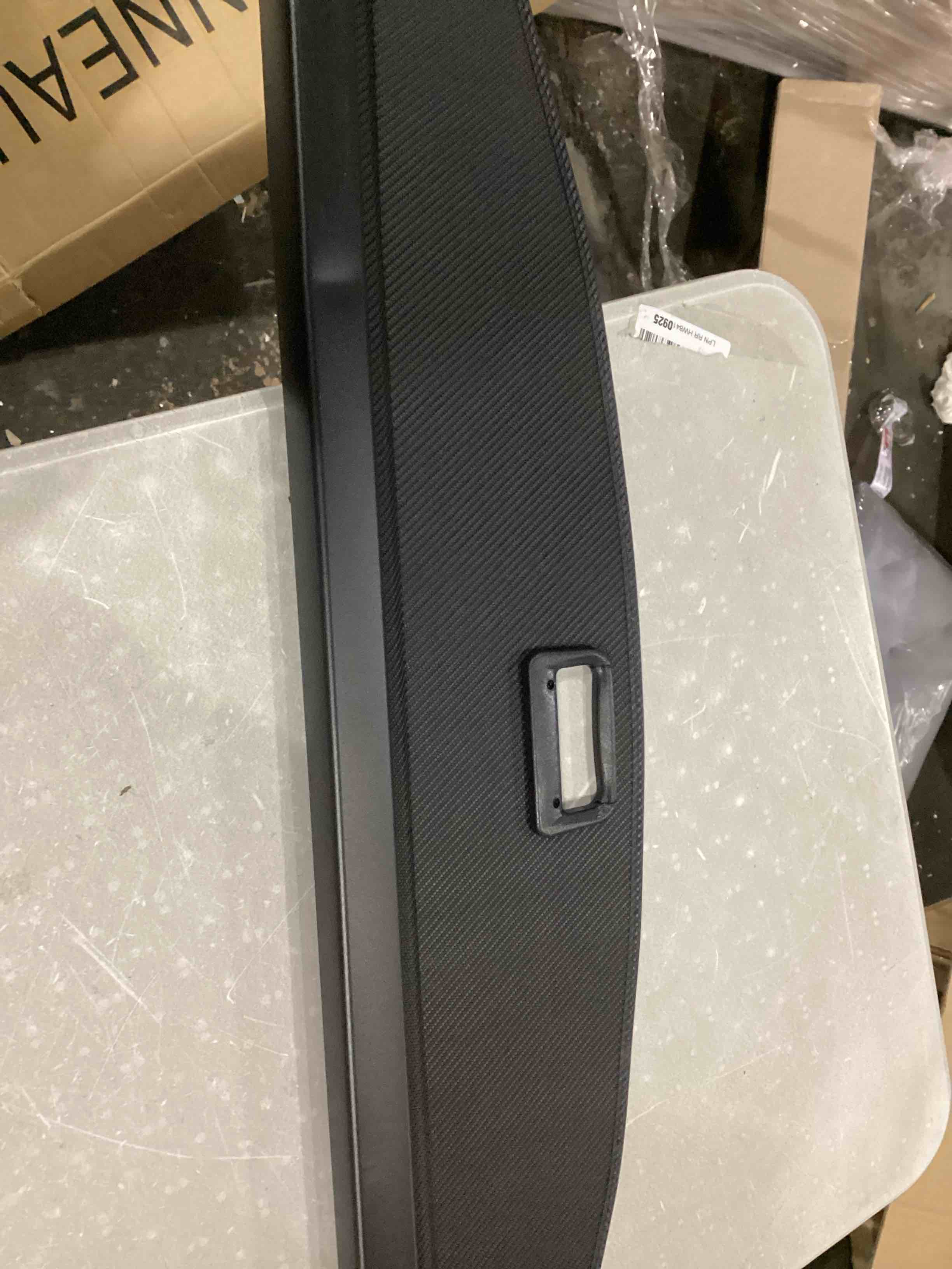 Powerty Compatible with Cargo Cover Cadillac XT6 2019-2023 Trunk Security Shield Shade Retractable Tonneau Cover Black No Gap