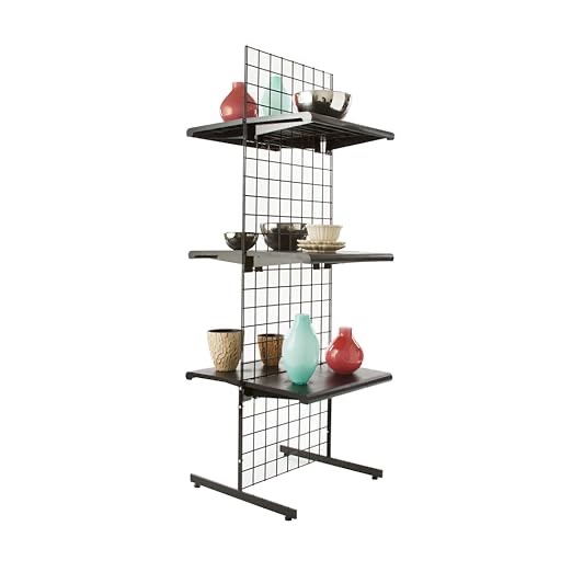 Fair Gate Display Rack Eastern Tree 2 Packs 3'X 6' Two-Double Gridwall Panels Tower with T ...