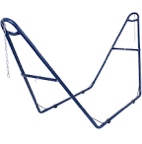 Sunnydaze Universal Heavy-Duty Steel Hammock Stand - 550-Pound Capacity - Fits Hammocks 9 to 14 Feet Long - Blue