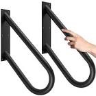 ZIIAMG Hand Rails for Outdoor Stepsï¼Œ20" Wall Mount Handrail 1-3 Stepsï¼Œ U-Shape Stainless Steel Indoor Hand Railings Safety Stair Railing for into Garage, Porch, Garden