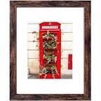 SESEAT 16x20 Picture Frame Brown, Display Pictures 11x14 with Mat or 16x20 without Mat, Photo Frames Wall Gallery, 1 Pack