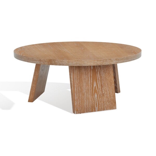 SFV2127A 36 x 36 x 14.5 in. Julianna Wood Coffee Table, Rustic Oak