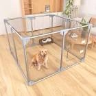  swift horse Acrylic Dog Playpen 40…s for Small Dogs Indoo grey