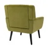 Modern Soft Velvet Material Ergonomics Accent Chair