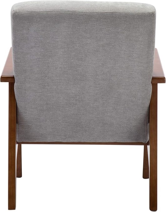 ((similar ))Porthos Home Sena Accent Chair with Sleek Wooden Legs and Arms, Thick Cushions and Suede Upholstery - Suitable for Living Rooms, Bedrooms and Small Offices…