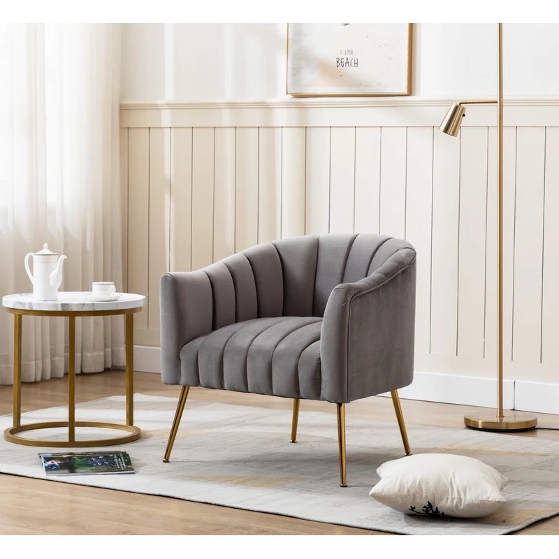 Murrow Velvet Armchair