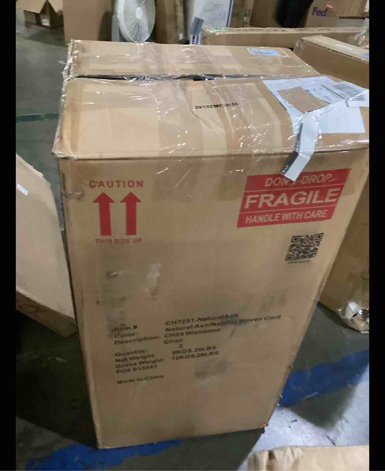 natural ash/ woven cord chairs. contains 2 chairs