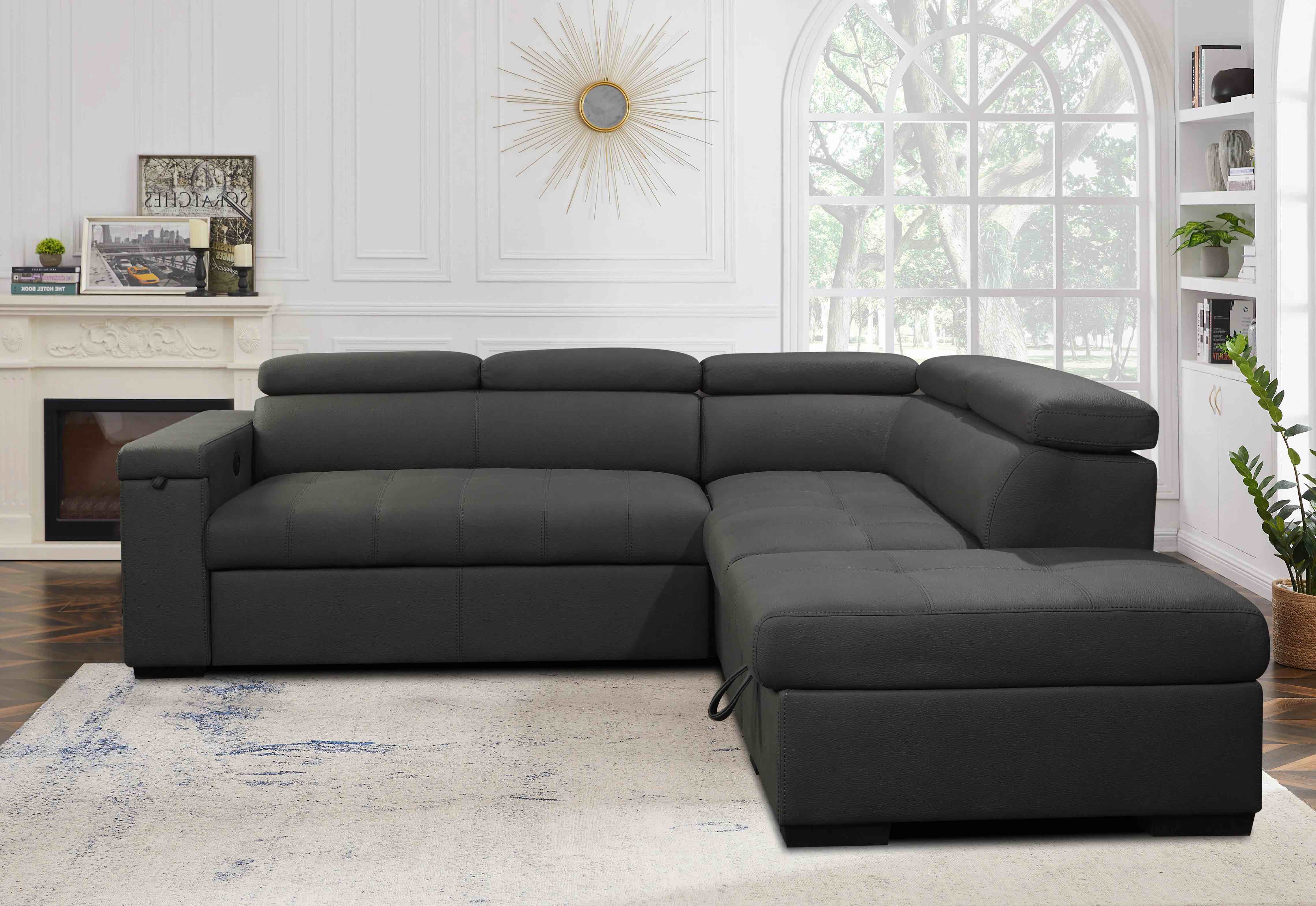 (incomplete) Bouchicas 3 - Piece Faux Leather Sectional 