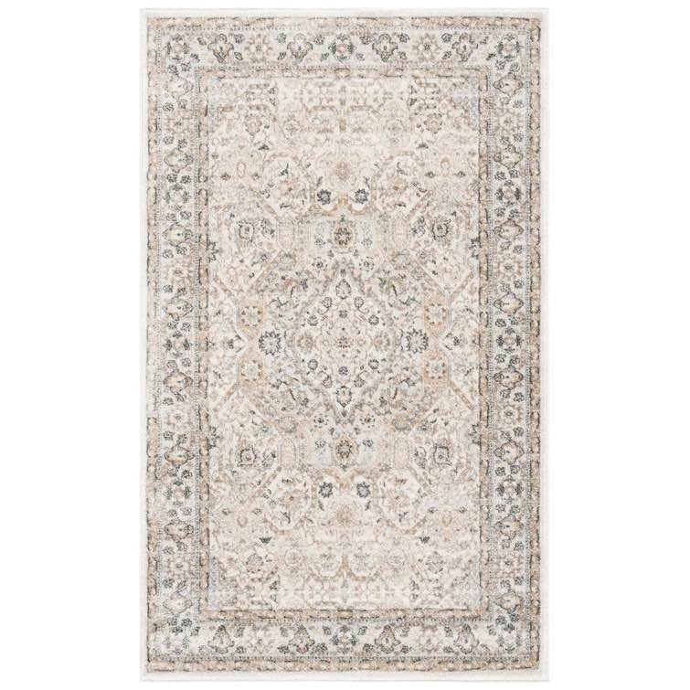 Gaige Oriental Beige Area Rug