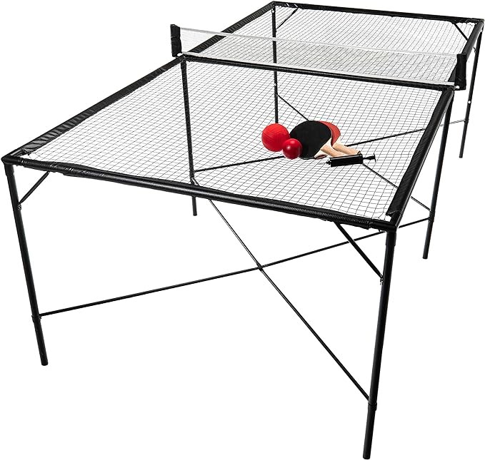 Franklin Sports Spyder Pong Tennis - Table Tennis, Volleyball and 4-Square Outdoor Game - Indoor or Outdoor Game for Kids Plastic Frame