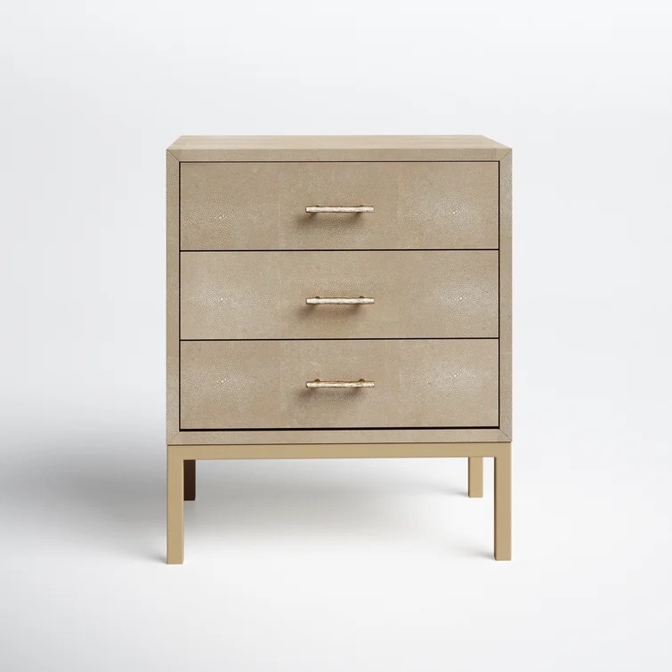 Bello 3 Drawer 21.7" W Dresser