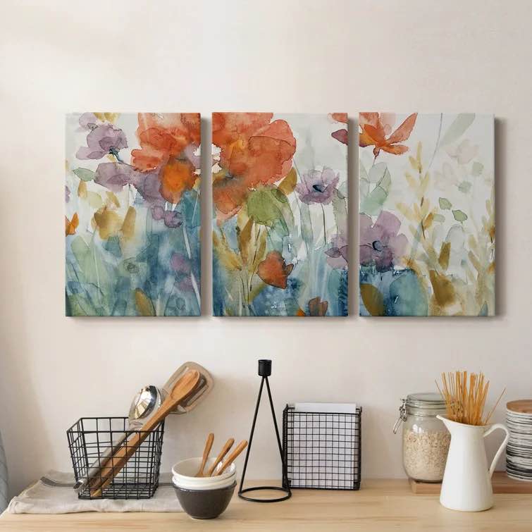 Timeless Gardens- Premium Gallery Wrapped Canvas - 3pc