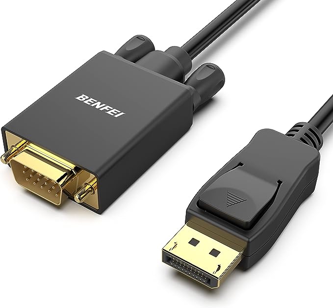 Display Port to VGA Cable, 3ft
