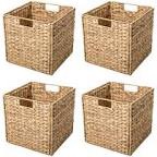 Hyacinth Foldable Storage Wicker Basket