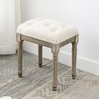 Hallan Solid Wood Vanity Stool