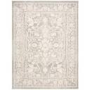 Calidia Floral Light Gray/Cream Area Rug