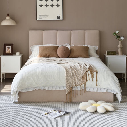 Juanetta Hydraulic Lift Up Storage Upholstered Platform Bed(incomplete)