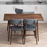 Hiers Eucalyptus Solid Wood Dining Table