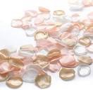 Gazeer 600PCS Rose Petals Silk Artificial Flowers Petals Flower Girl Scatter Petals Fake Scatter Petals for Wedding Table Centerpieces Party Dinner Table Decoration (Champagne/Ivory/White/Blush)