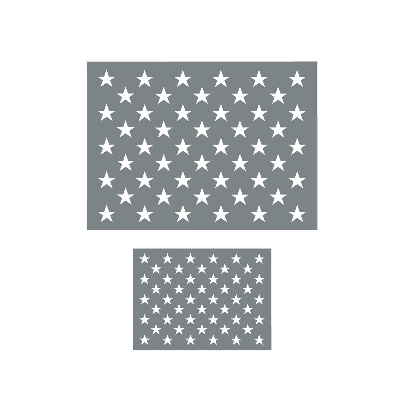makely American flag stencils