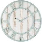 olotown farmhouse metal clock 18 inches 