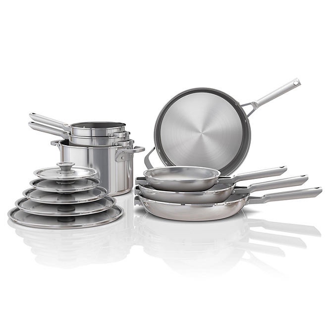 Ninja EverClad Tri-Ply Commercial-Grade Stainless Steel Cookware