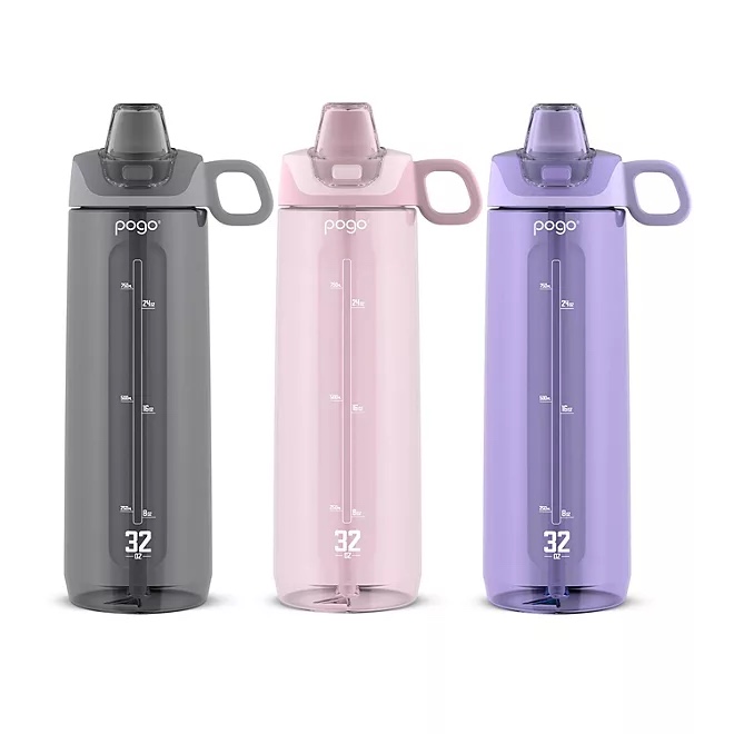 Pogo 32-oz Tritan Water Bottles, 3Pk