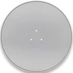 Hiland THP-1PC-SHIELD Solid Aluminum Heat Shield for Patio Heater, One Size, Silver Shield 3- Hole Generic