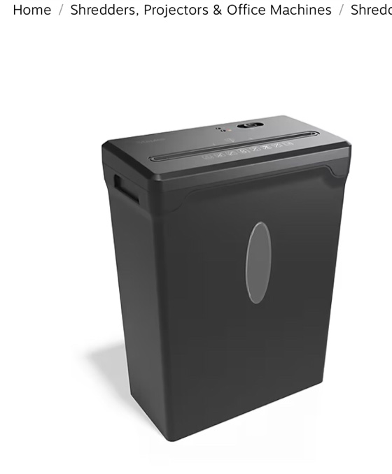 Staples 8 Sheet Shredder 3.62 gal / 13.7L