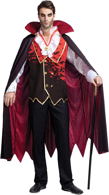 Spooktacular Creations Halloween Vampire Costume Adult Men Halloween Party Events Large